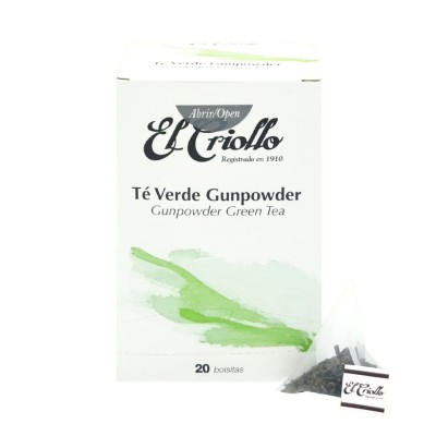 Criollo Infusión Té Verde Gunpower 20U