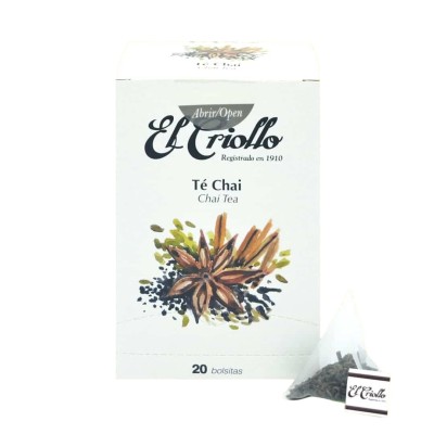 Criollo Infusión Té Chai 20U