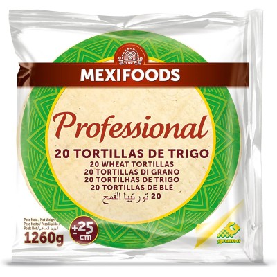 Mexifoods Tortilla de Trigo 20U 25CM