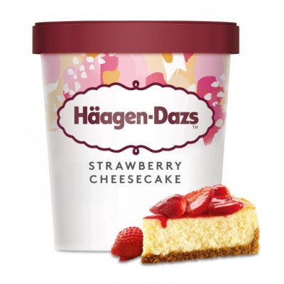 Häagen-Dazs Tarrina Tarta de Queso y Fresa 400G