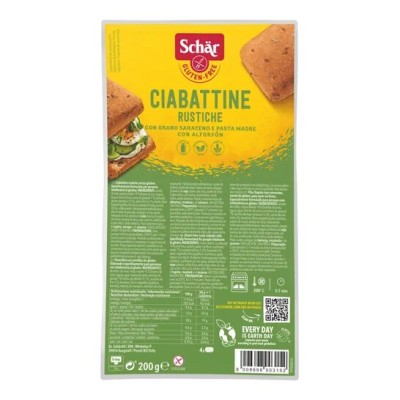 Schar Ciabattine Rutiche Pan de Chapata 200G