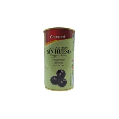 Gourmet Aceituna Negra Sin Hueso 350G