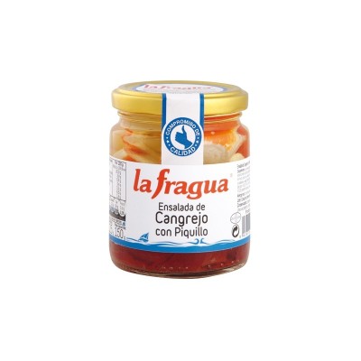 La Fragua Ensalada de Cangrejo y Piquillo en Aceite 225G