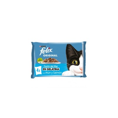 Félix Comida Para Gato de Pescado 4Ux85G