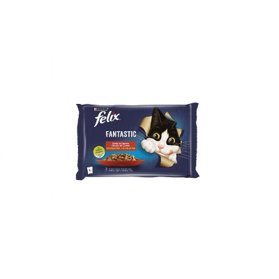 Félix Comida Para Gato de Carne 4Ux85G