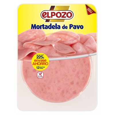 Pozo Mortadela Pavo Loncheado 250G