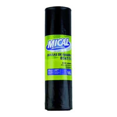 Mical Bolsa Basura Negra 120L 10U