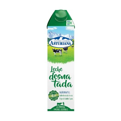 Asturiana Leche Desnatada Brik 1L