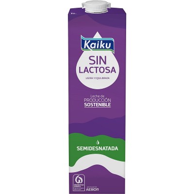 Kaiku Sin Lactosa Semidesnatada 1L